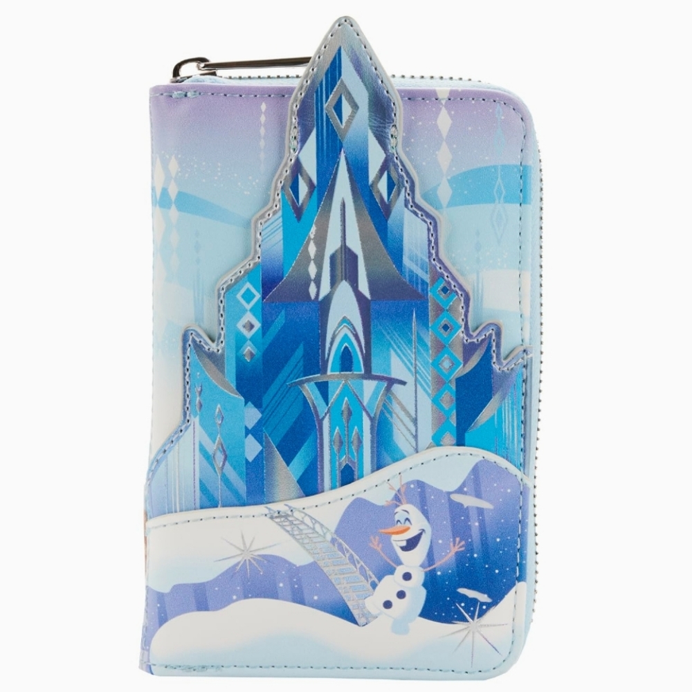 Loungefly DISNEY FROZEN PRINCESS CASTLE ZIP AROUND WALLET